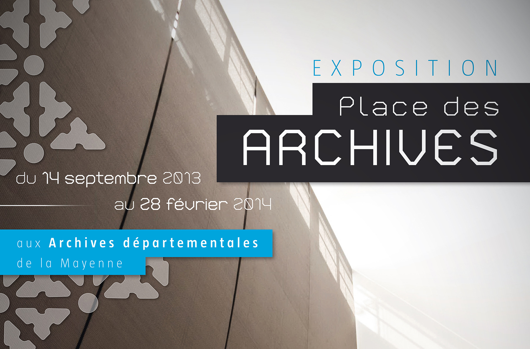 Affiche pour l'exposition Place des archives